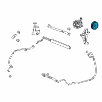 OEM 2011 Buick Regal Pulley Diagram - 12605176