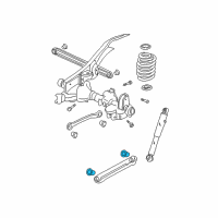 OEM 2000 GMC Yukon Bushing, Rear Axle Lower Control Arm Diagram - 15039390