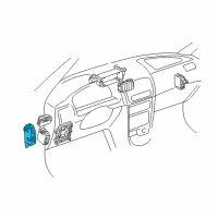 OEM 2000 Toyota Corolla Junction Block Diagram - 82731-12020