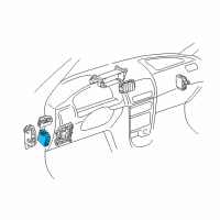 OEM 1998 Toyota Corolla Computer Assy, Security Warning Diagram - 89730-02011