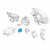 OEM 2004 Lexus SC430 Sensor, Air Bag, Front Diagram - 89173-29205