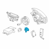 OEM 2005 Lexus SC430 Sensor, Door Side Air Bag, LH Diagram - 89835-24010