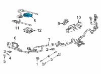 OEM 2022 Chevrolet Suburban Module Diagram - 23414544