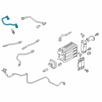 OEM 2013 Ford F-250 Super Duty PCV Hose Diagram - AL3Z-6A664-A