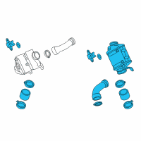 OEM BMW 750Li xDrive Intercooler Diagram - 13717575403