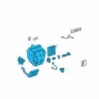 OEM 2006 Toyota Highlander Evaporator Assembly Diagram - 87050-48170