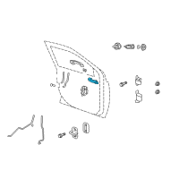 OEM 2017 Jeep Patriot Handle-Inside Remote Control Diagram - 1KT54SZ0AA