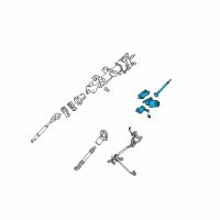 OEM Hummer H2 Motor Assembly Diagram - 19181095