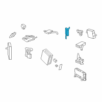 OEM Lexus LS600h Multiplex Network Door Computer, Front Left Diagram - 89222-50280