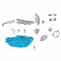 OEM 2020 BMW X7 HEADLIGHT, LASER LIGHT, LEFT Diagram - 63-11-9-852-959