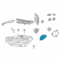 OEM 2022 BMW X7 LED MOD.TURN SIG./DAYTI.RUNN Diagram - 63-11-9-466-177