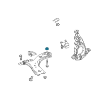 OEM 2010 Lexus HS250h Nut, FLANGE Diagram - 90080-17223