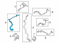 OEM 2019 BMW X5 COOLANT LINE, TURBOCHARGER R Diagram - 11-53-9-896-891