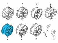 OEM 2022 BMW 330i Disc Wheel Light Alloy Ceriu Diagram - 36-11-8-089-894