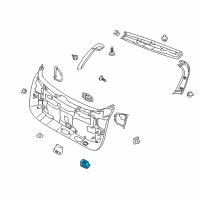 OEM 2017 Kia Sportage Switch Assembly-Power Tail Gate Diagram - 96740A9100WK