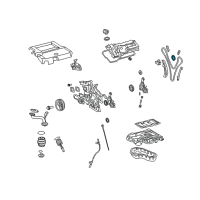 OEM 2009 Lexus GS450h Sprocket Assy, Idle Diagram - 13530-31021