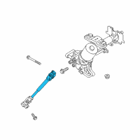 OEM 2012 Nissan Versa Shaft-Lower Diagram - 48822-1HK0A