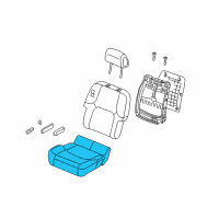 OEM 2008 Nissan Pathfinder Cushion Assy-Front Seat Diagram - 87300-ZS20A