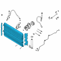 OEM 2015 Ford Mustang Condenser Diagram - FR3Z-19712-C