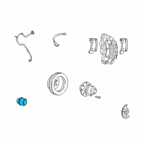 OEM 2001 Ford F-250 Super Duty Lock Assembly Diagram - 1C3Z-3B396-DA