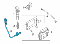 OEM 2021 Kia Soul Engine Crankshaft Position Sensor Diagram - 391802B080