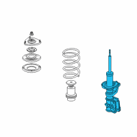 OEM 2006 Acura RSX Shock Absorber Unit, Right Front Diagram - 51605-S6M-C51