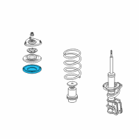 OEM 2002 Acura RSX Rubber, Spring Seat (Upper) Diagram - 51402-S6M-014