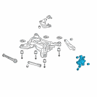 OEM 2017 Chevrolet SS Knuckle Diagram - 92225042