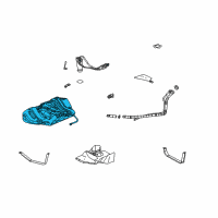 OEM 2004 Saturn Ion Tank Asm, Fuel Diagram - 22718237