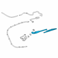 OEM 2019 Cadillac XT5 Rear Arm Diagram - 84220700