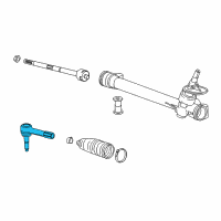 OEM Chevrolet Bolt EUV Rod Asm-Steering Linkage Outer Tie Diagram - 42353793