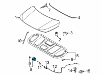 OEM 2021 Kia Seltos Hood Latch Assembly Diagram - 81130Q5000