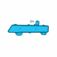 OEM 2016 Chevrolet SS Daytime Run Lamp Diagram - 92278832