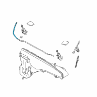 OEM 2013 BMW X5 Hose Line, Headlight Cleaning System Diagram - 61-67-7-267-800