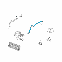 OEM 2011 Chevrolet Corvette Lower Hose Diagram - 15870559