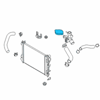 OEM 2021 Hyundai Venue Cap Assembly-Radiator Diagram - 25330-H2000