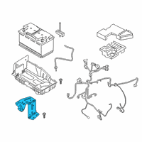 OEM 2021 Ford Explorer Support Bracket Diagram - L1MZ-10678-A