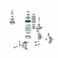 OEM 2014 Honda Insight Seat, FR. Spring Clip (Upper) Diagram - 51402-SLA-003