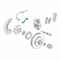 OEM 2006 Ford Ranger Brake Hose Diagram - 6L5Z-2078-BA