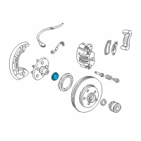 OEM Ford Ranger Front Seal Diagram - F87Z-1S190-AA