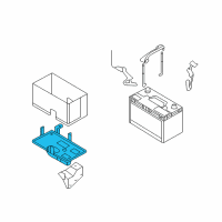 OEM Hyundai Entourage Tray Assembly-Battery Diagram - 37150-4D000