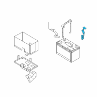 OEM 2008 Kia Sedona Battery Wiring Assembly Diagram - 918504D000