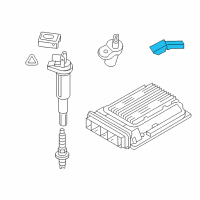 OEM 2010 BMW 750i xDrive Knock Sensor Diagram - 13-62-7-577-034