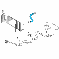 OEM 2007 Scion tC Upper Hose Diagram - 16571-28070