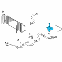 OEM 2009 Scion tC Reservoir Tank Diagram - 16470-22060