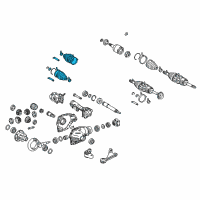 OEM 2015 Toyota Land Cruiser Boot Kit Diagram - 04427-60092