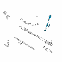 OEM 1995 Toyota Tacoma Valve Assy, Power Steering Control Diagram - 44210-35021