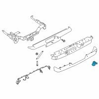 OEM 2018 Nissan Titan Sensor-Sonar Diagram - 25994-3JC3B