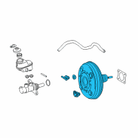 OEM Lexus NX200t Booster Assy, Brake Diagram - 44610-78030