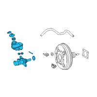 OEM 2011 Toyota RAV4 Master Cylinder Diagram - 47201-42382